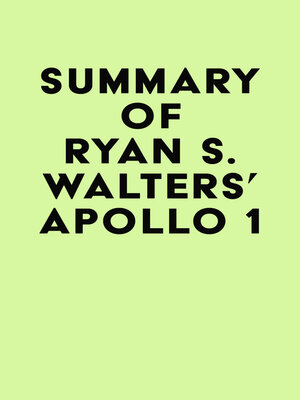 cover image of Summary of Ryan S. Walters' Apollo 1